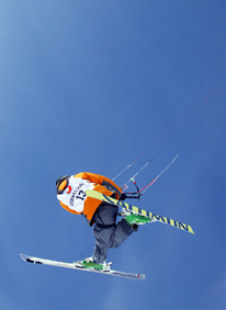 Snowkiter. Foto: Max Kiefhaber