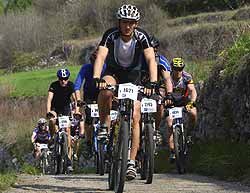 Mountainbiker beim Marathon
