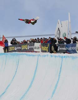 Risto Mattila in der Halfpipe