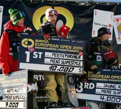 Siegerehrung Herren Slopestyle