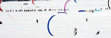 Snowkiter bei der WM, Bild: Fotoworx