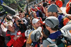 Les Arcs Quechua im Ziel