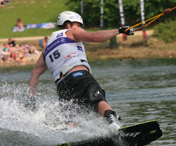 Bernhard Hinterberger bei der Wake Challenge