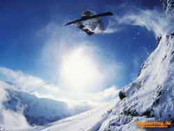 Snowboarder Hintergrund Bildschirm