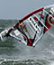 Der Windsurf Cup zu Gast auf Rügen: Windsurfer in Dranske.  Foto: Rico Nestmann