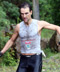 J�rg Scheidenbauer hochkonzentriert beim Lauf durch den walisischen Dauerregen Foto: scheidenbauer.com