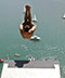 Orlando Duque geh�rt zu den weltbesten Klippenspringern.  Foto: Javier Mesa 