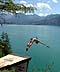 Cliff Diving am Wolfgangsee. Foto: Samo Vidic, Red Bull