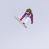 Königin der Lüfte Jamie Anderson. Foto: Dan Himbrechts