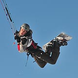 Snowkiter in Aktion.  Foto: flysurfer.de
