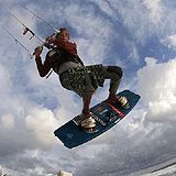 Nils Wesch bei der Kitesurf Trophy 2008. Foto: Veranstalter
