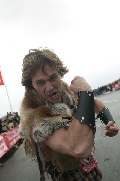 Szene vom Strongman Run 2009 in Weeze.  Foto: Fishermans Friend