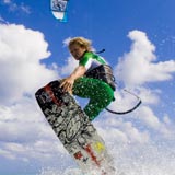 Kitesurfer Julian Hosp im Portrait. Foto: Jacqueline d'Entremont