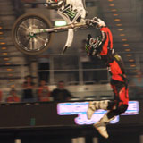 Remi Bizouard bei der Night of the Jumps. Foto: Oliver Franke / IFMXF.com