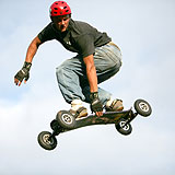 Mountainboarder in Aktion. Foto: Veranstalter