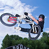 BMXer Sven Lehmann. Foto: Pierre Mandt