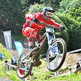 Sieger Nick Beer in Leogang. Foto: Racement