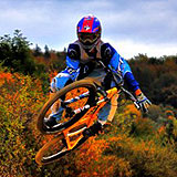 Mountainbiker Alessandro Ponzetta. Foto: Privat