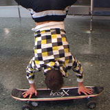 E-Skateboarding auf der Passion Sports Convention 2010 in Bremen. Foto: Wolfgang Medicus