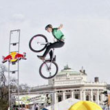 Sam Pilgrim beim Vienna Air King 2009. Foto: David Ulrich