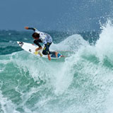 Cory Lopez bei den Cold Water Classics 2010 in Tasmanien. Foto: Stu Gibson
