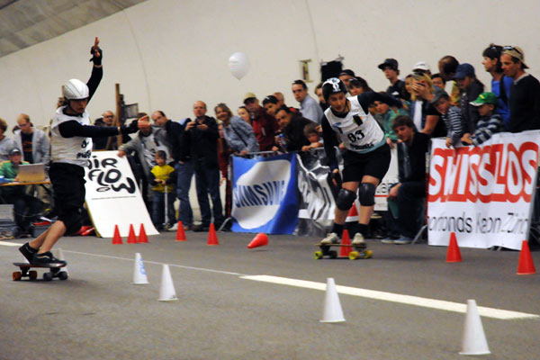 Tunnel Slalom World Cup 2009.  Foto: Michaela Königshausen