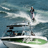 Deutsche Wakeboard Meisterschaft am Boot in Köln. Foto: Veranstalter