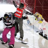 Snowboard Cross beim LG Snowboard FIS Weltcup 2011.   Foto: FIS – Oliver Kraus