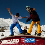 Freestyle Feast im Swatch Snowpark Sölden 2011. Foto: Rudi Whylidal