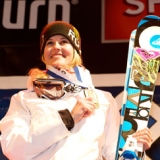 Sarah Burke gewinnt die Winter X Games 2011. Foto: F Ducasse/ Roxy