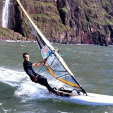 Windsurfer Joao Rodrigues trägt sich ins Guiness-Buch der Rekorde ein.  Foto: rsx class.com