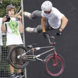 FUNSPORTING-Rider Julian Bachmann bei den BMX Masters 2011. Foto: Timo Mößner