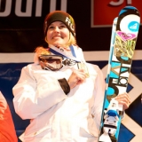 Sarah Burke gewinnt die Winter X Games 2011.  