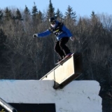 Nathan Johnstone (AUS) in der Halfpipe von Stoneham. Foto: © Oliver Kraus