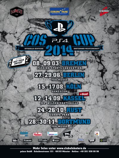 Playstation 4 COS Cup 2014 Poster. Foto: Veranstalter