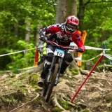 David Trummer auf dem Weg zum ersten Sieg. Foto: Thomas Dietze